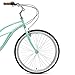 Critical Cycles Chatham Women's Beach Cruiser; Seven Speed, Seafoam / Whitewall