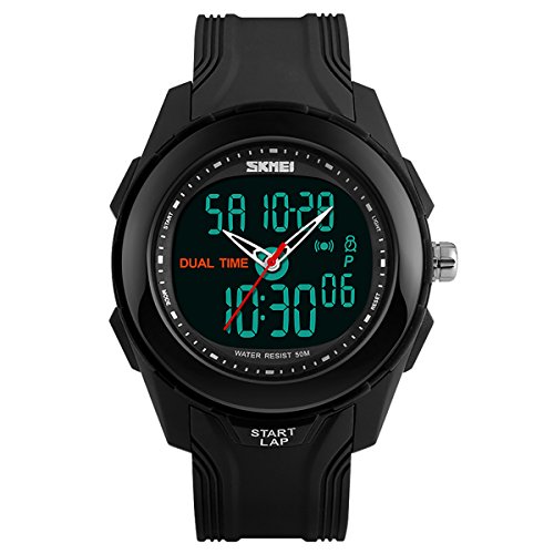 MODIWEN Men\'s Digital Sport Watch Military Outdoor 50 ATM Waterproof Wrist Watches Luminous Stopwatch with Date