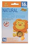 Simba -Natural Mosquito Repellent Sticker (16pcs) with Citronella and Lemon Extract/ No DEET, Extra Safe - 5 Pack