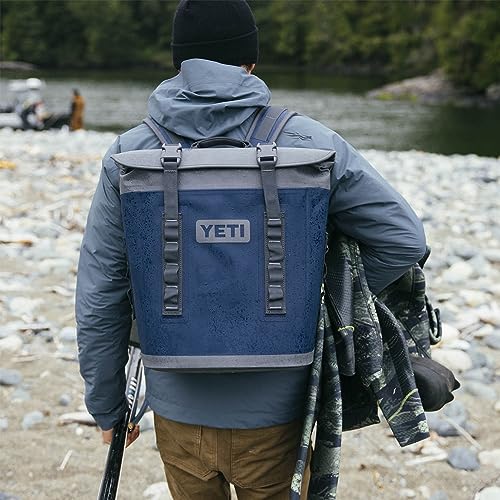 YETI Hopper M12 Backpack Soft Sided Cooler with MagShield Access, Navy