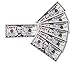 GoodOffer 5 Dollars Play Money - Realistic Prop Money 100 pcs. - Total of $500 Copy Money with Two Sides for Pranks, Games, Monopoly - Educational Play Money for Kids - Prop Five Dollar Bills 