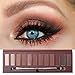 UCANBE Heat Shimmer Matte Warm Eye Shadow Palette With Mirror and Black Brush