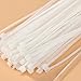 DXG Petrel S39 Self Locking Nylon Cable Zip Ties, 2.5150mm, 6'' L, White, Pack of 100