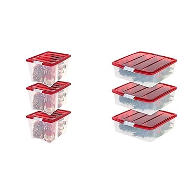 IRIS USA, Plastic Storage Tote Wreath Storage Angola Ubuy