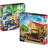 Spin Master Games 2-Pack of 500-Piece Jigsaw