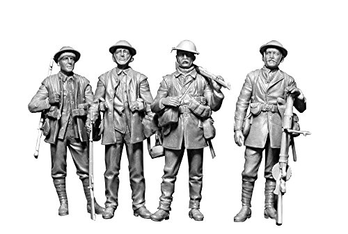 Master Box Models 1/35 British Infantry Somme Battle Period 1916 - 5 Figures Set