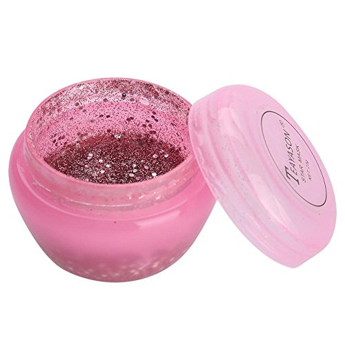 Face Mask, Starry Sky Glow Glitter Sequin Mask Peel off Moisturizing Mask Facial Skin Care(Pink)