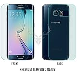 iKNOWTECH Front and Back Samsung Galaxy S6 Screen Protector Tempered Glass