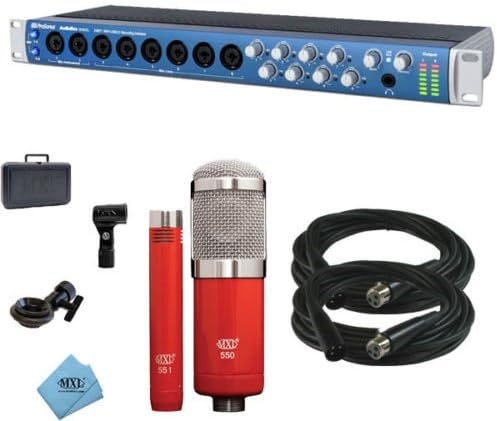 PreSonus AudioBox 1818VSL USB Recording Interface w/ MXL 550/551R and Cables
