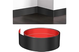 Zarique Stainless Steel Door Kick Plate, 4" x 118" Door Push Plate,Baseboard Molding Trim for Wall, Door, Kitchen Cupboard, C