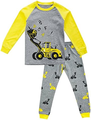 Toddler Boys Pyjamas 100 Cotton Long Snuggle Fit Sleepwear 2pcs Pyjama Set PJ 2-7 Years