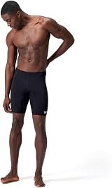 Speedo Men\'s Eco Endurance+ Jammer Swimming Trunks Black view 2