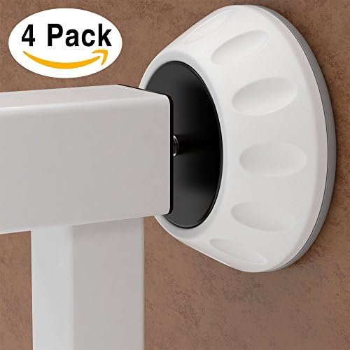 4 Pack Safety Wall Guard for Baby Pressure Gates [Easy Fast Installation] Wall Protector, Protects Stairs, Doors, Gates &amp; Walls - Best Cup for Active Babies &amp; Pets by CHILDPROOF
