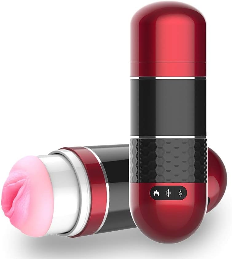 Automatic Electronic Massage Piston Cup Sucking 360° Rotating Cup Pocket Puss-ey Stroker, USB Charging Male Strong Sucking Vibrating Toys Pussy for Men Sexy Underwear for Men