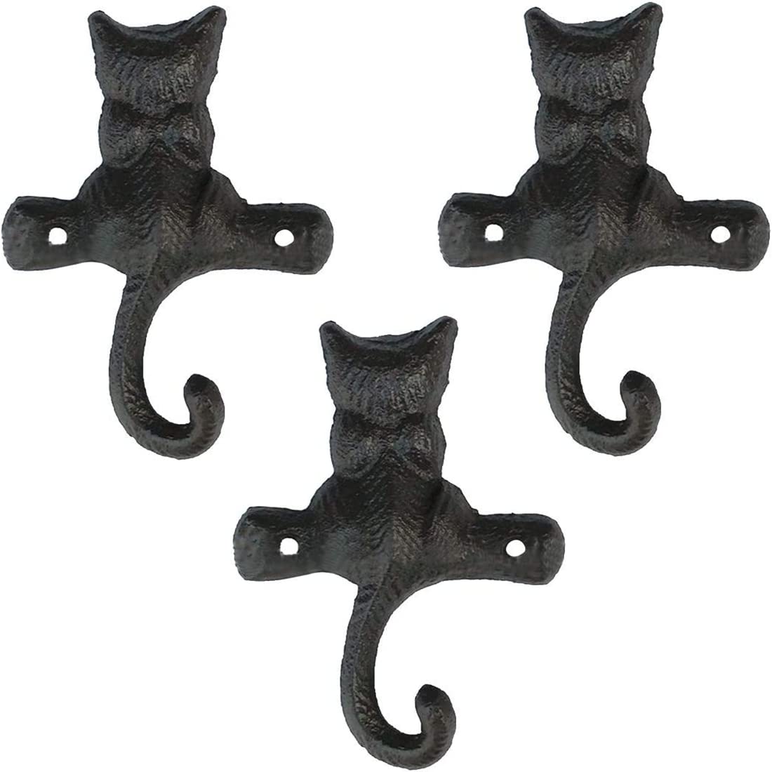 Coat Hooks Cat Wall Hooks Cast Iron Coat Hooks Towel Hooks Metal - Main Image