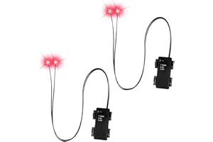 AUTXQU Halloween Led Glowing Eyes with Timer,2 Pcs Light Up Skeleton Eyes,Horror DIY Eyes for Masks,Pumpkins,Tombstones,and Props