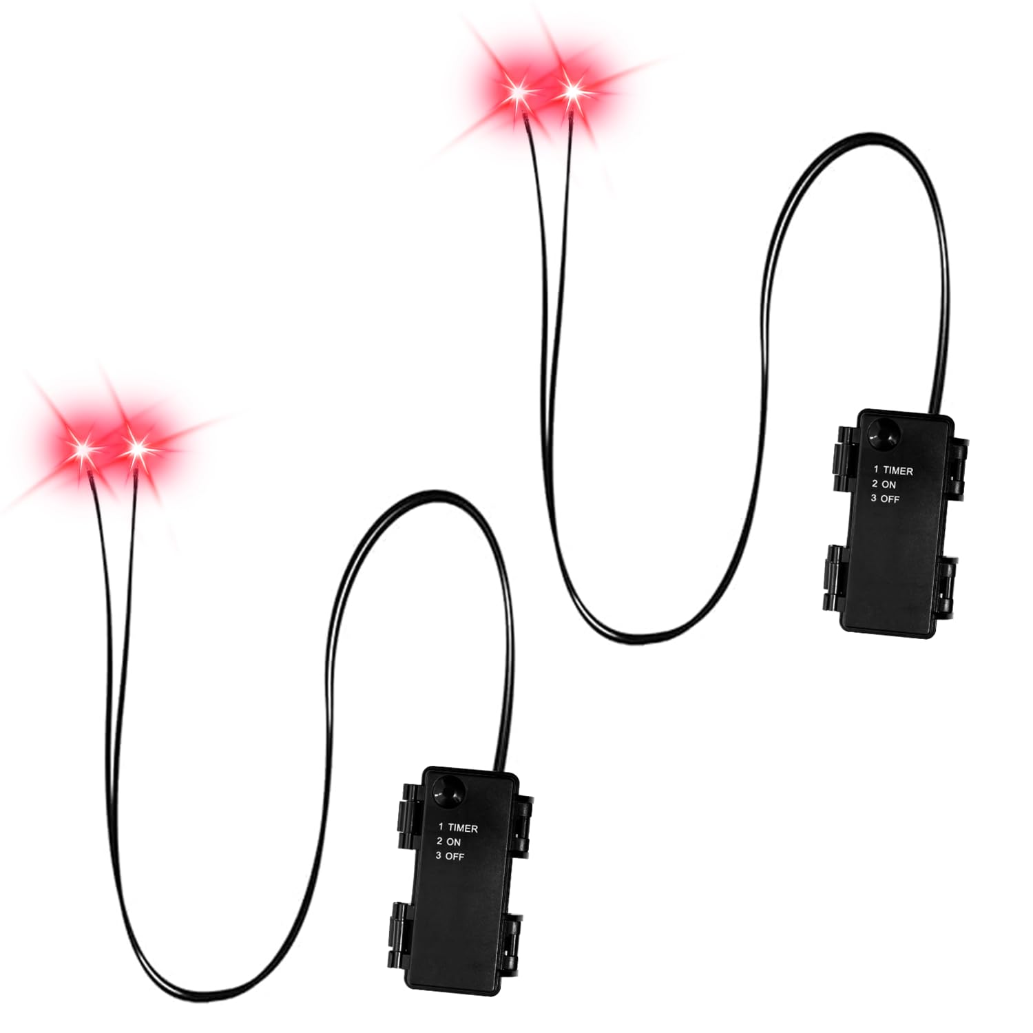 Photo 1 of AUTXQU Halloween Led Glowing Eyes with Timer,2 Pcs Light Up Skeleton Eyes,Horror DIY Eyes for Masks,Pumpkins,Tombstones,and Props
