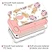 Dailylux Shockproof Case for iPhone 5 / 5C / 5S / SE, PC + Soft Silicone Three Layers Armor Anti-Slip Protective Defensive Hard Back Cover, Pineapple Rose Gold