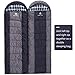 CAMEL CROWN Sleeping Bag Envelope Lightweight Portable Camping Sleeping Bags 4 Season with Compression Sack for Traveling Hiking Backpacking Outdoor