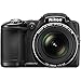 Nikon COOLPIX L830 16 MP CMOS Digital Camera with 34x Zoom NIKKOR Lens and Full 1080p HD Video (Black) (Certified Refurbished)