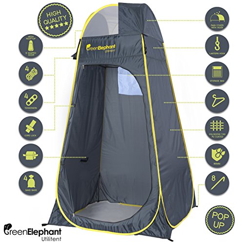 Green Elephant Utilitent Privacy Pop Up Tent Portable Camping, Toilet
