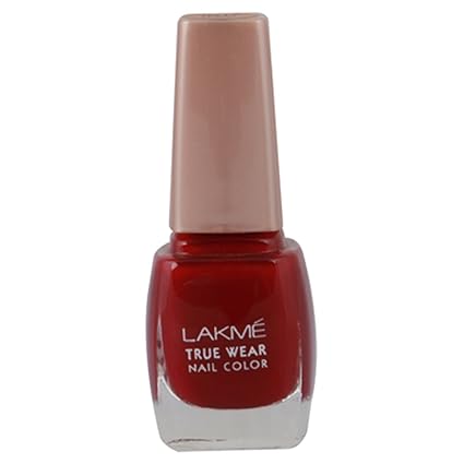 Lakme True Wear Nail Color, Reds and Maroons D417, 9 ml