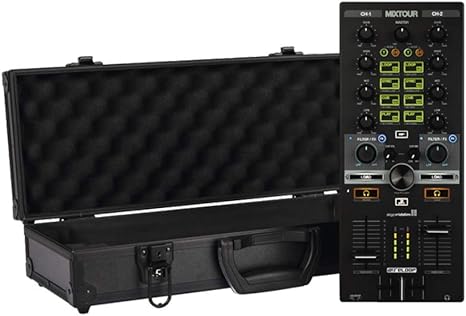 Reloop Mixtour 2ch All In One Dj Midi Controller Inc Flightcase Bundle Amazon Co Uk Musical Instruments