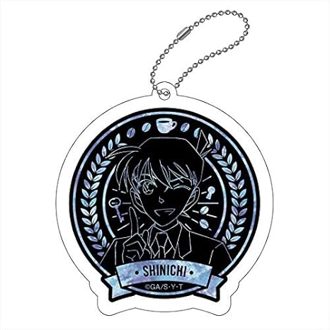 Amazon 名探偵コナン スクラッチアート ダイカットアクキー 工藤新一 アニメ 萌えグッズ 通販