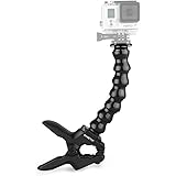 [Upgraded Version] Sametop Jaws Flex Clamp Mount with Adjustable Gooseneck for GoPro Hero4 Session, Hero4, Hero3+, Hero3, Hero2, Hero Cameras