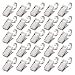 kakuu 100Pcs Stainless Steel Heavy Duty Satin Nickel Curtain Clips for Curtain,Home Decoration,Art Craft Display,Photos,Outdoor Activities Supplies (Sliver) primary