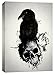 Cortesi Home 'Raven and Skull' by Nicklas Gustafsson, Canvas Wall Art, 12
