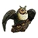 Michael Carr Designs 80052 Great Horned Owl with Spread Wings Outdoor Statue