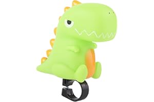 Bike Bell Kids Cute Cartoon Dinosaur Bike Horn Squeeze Horn Clear Sound Bell for Toddler Children Boys Girls, Bike Bell for K