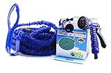 LIGHTWEIGHT EASY TO USE HOSE 50 Foot Expanding Hose Stores Compactly, Expands 3 Times Its Size When Water Is Turned On. Super Durable, Perfect for Watering Lawn or Garden, Washing Car, Cleaning Patio