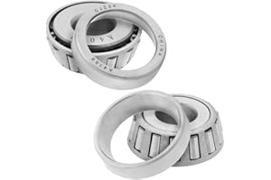 QJZ [2-Sets] Cone: A4050 & Race: A4138 - Tapered Roller Bearing 0.5 in (12.7 mm) x 1.3775 in (34.989 mm) x 0.433 in (10.998 mm) (ID x OD x W)