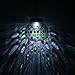 Ohuhu Solar Light Glass Jar Decoration Light for Bathroom, Home Decoration and Garden Decor, Green