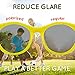 Kids Flexible Rubber Sunglasses for Boys and Girls - Heart Shaped Bendable and Unbreakable Frame with Butterfly - 100% UV Protection and Polarized Lenses - By Optix 55
