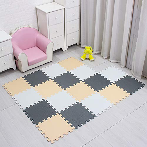 MSHEN–18PCS Foam Play Mat Tiles|Interlocking Floor Mats for  Children|Multicoloured Foam Floor Tiles| Children