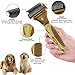 Super Effective Dematting Tool, Dog Grooming Comb By Petter, Safe & Easy, 2-Sided Dematting Rake-Tool For Any Breed, Coat Type & Size-Prevents & Removes All Tangles- Great Choice For Everyday Use