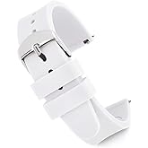 Speidel Replacement Scrub Silicone Watchband for Nurses, Doctors, Students in 18mm, 20mm, 22mm, 24mm