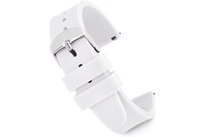 Speidel Replacement Scrub Silicone Watchband for Nurses, Doctors, Students in 18mm, 20mm, 22mm, 24mm