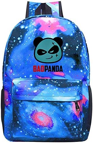 Bad Panda Backpacks, GCASST Galaxy School Bags for Teens Girls Boys Kids, Laptop Backpack, Unisex Casual Bag
