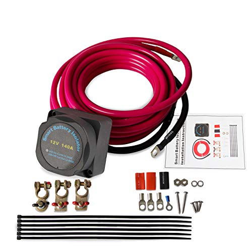 Buy Dual Battery Isolator Kit 12 Volt 140 Amp Voltage Sensitive Relay