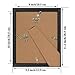 8x10 Picture Frame, Classic Black 8 by 10 Photo Frame Set of 8 for Home Family Office Wall Decor, Wall or Tabletop Display