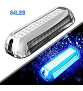 Zerone Lumière Sous-marine à LED Lampe De Bateau étanche IP68 En Acier Inoxydable 316 DC12V/24V