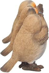 Nemesis Now Three Wise Robins 8cm Resin Figurine Brown view 4