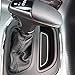 CupHolderHero for Dodge Challenger Accessories 2015-2021 Premium Custom Interior Non-Slip Anti Dust Cup Holder Inserts, Center Console Liner Mats, Door Pocket Liners 11-pc Set (White Trim)