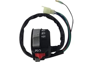 M MATI Left Handlebar Control Engine Start Run Off Headlight Switch for Yamaha Wolverine 350 YFM350F Big Bear 350 YFM350F/U Kodiak 400 4WD YFM400F Warrior 350 YFM350X Grizzly 600 YFM600F Moto-4 YFM350E