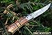DKC Knives (121 5/18) DKC-136 Chief Damascus Steel Folding Pocket Knife 4.5