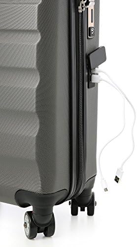 luggage with phone charger built in